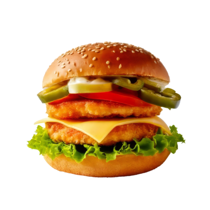 Hot N Spicy Deluxe Burger